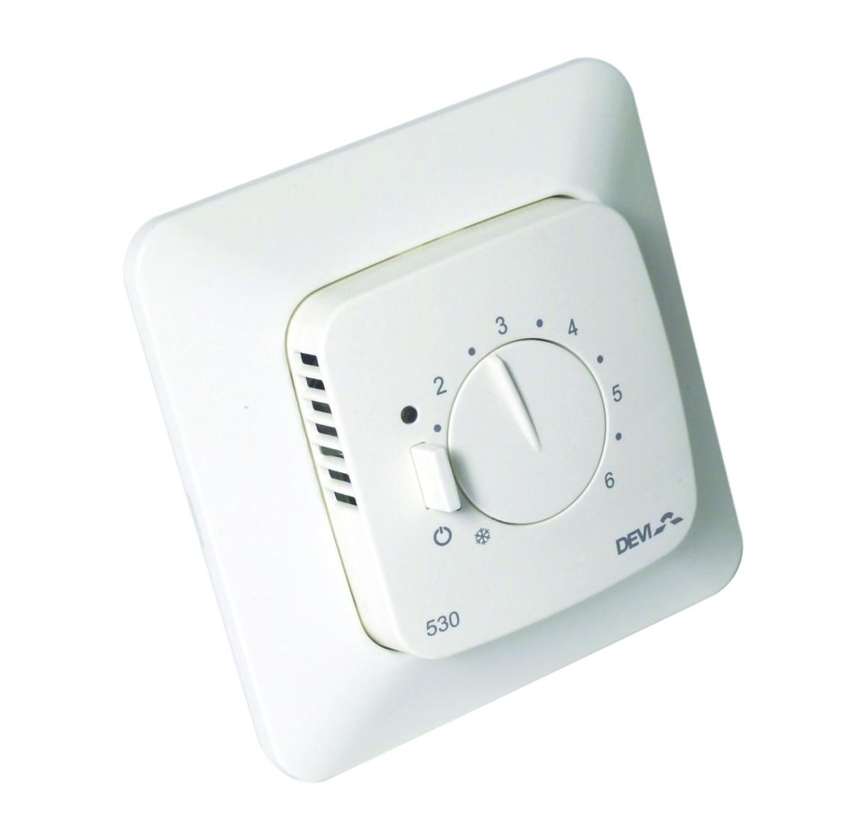 Golvvärmetermostat elektronisk Devireg 530 - TERMOSTAT DEVIREG 530