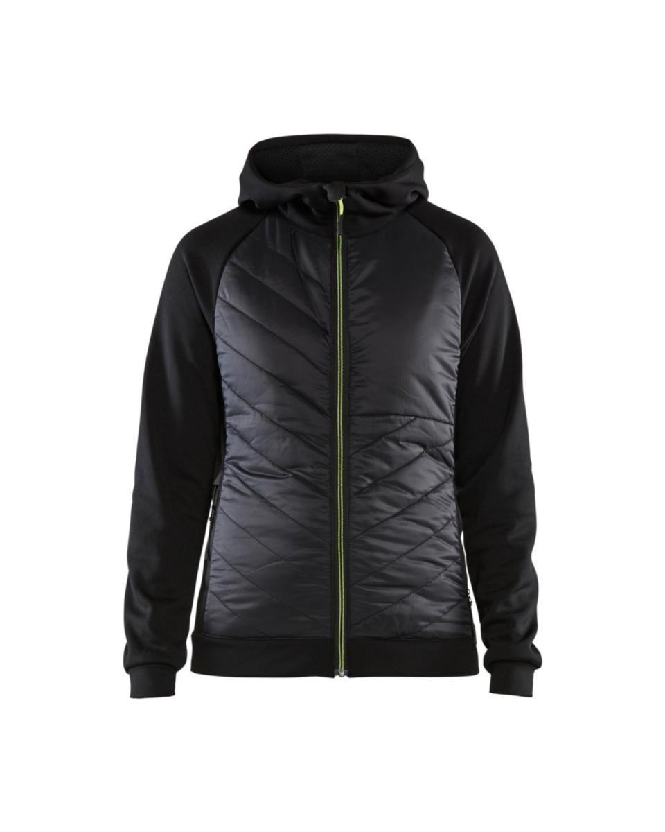 Tröja Blåkläder 3464-2526 Hybrid Dam - TRÖJA BLK 3464-2526 HYBRID DAM SVART/GUL XS