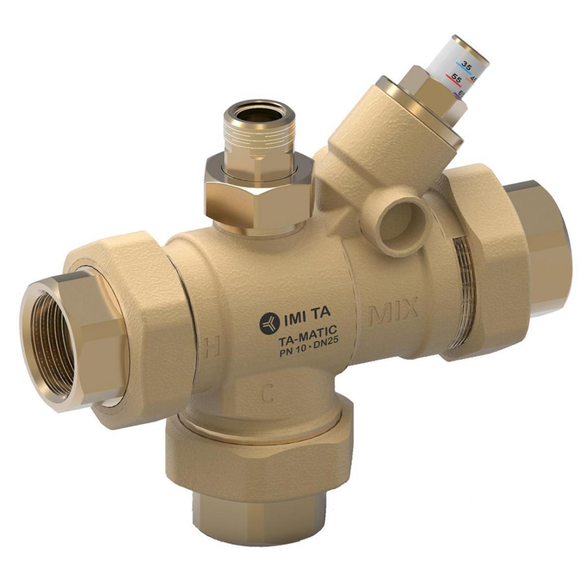 Blandningsventil BLVent F, TA - DN50 TA MATIC BLVENT F TAPP VV TEMP 35-65 C MAX 500 KPA