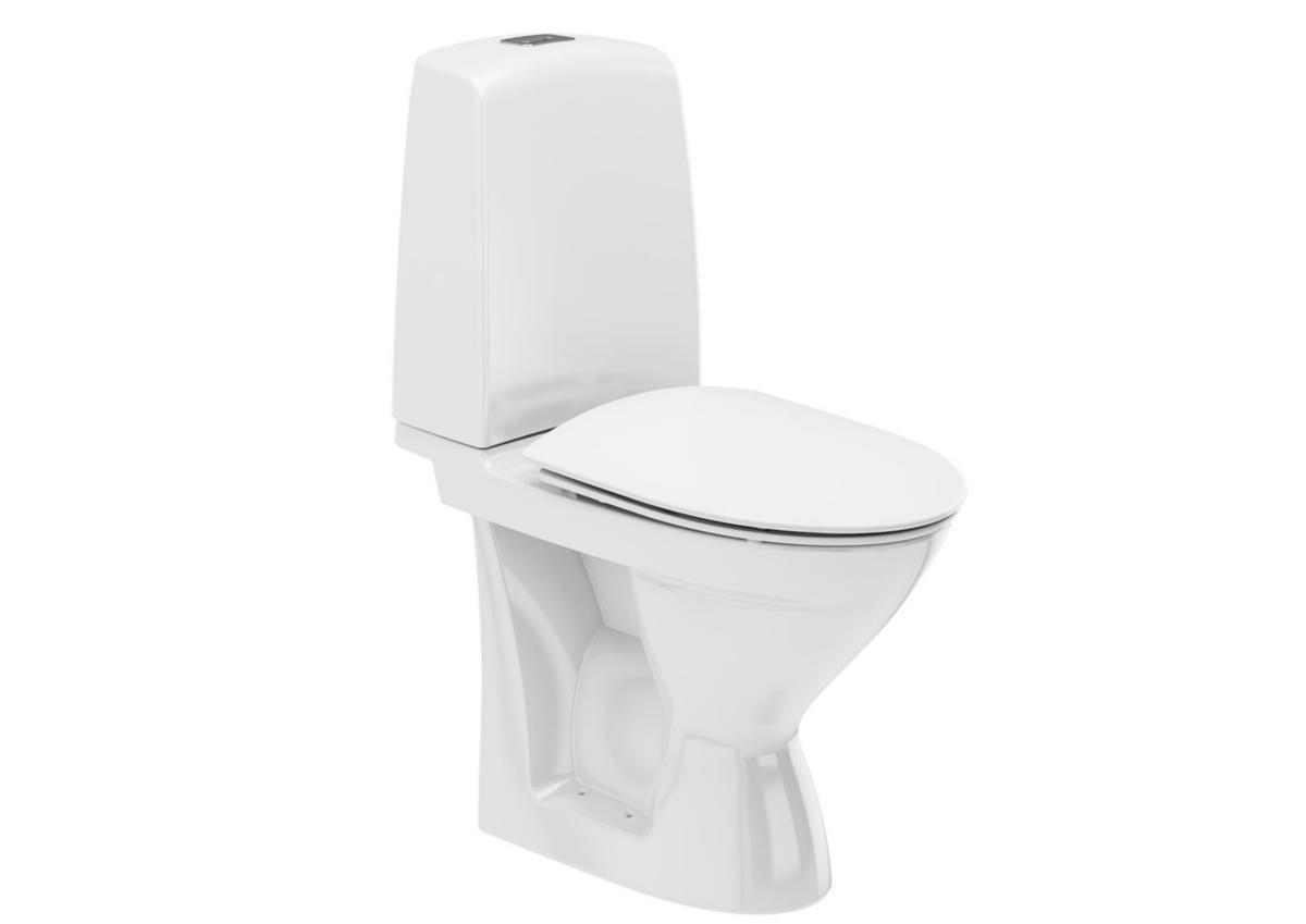 WC-stol, Spira Rimfree 6262, Ifö - WC SPIRA 6262 UNIVERSAL IFÖ 4/2L HÅRDSITS SC SKRUV