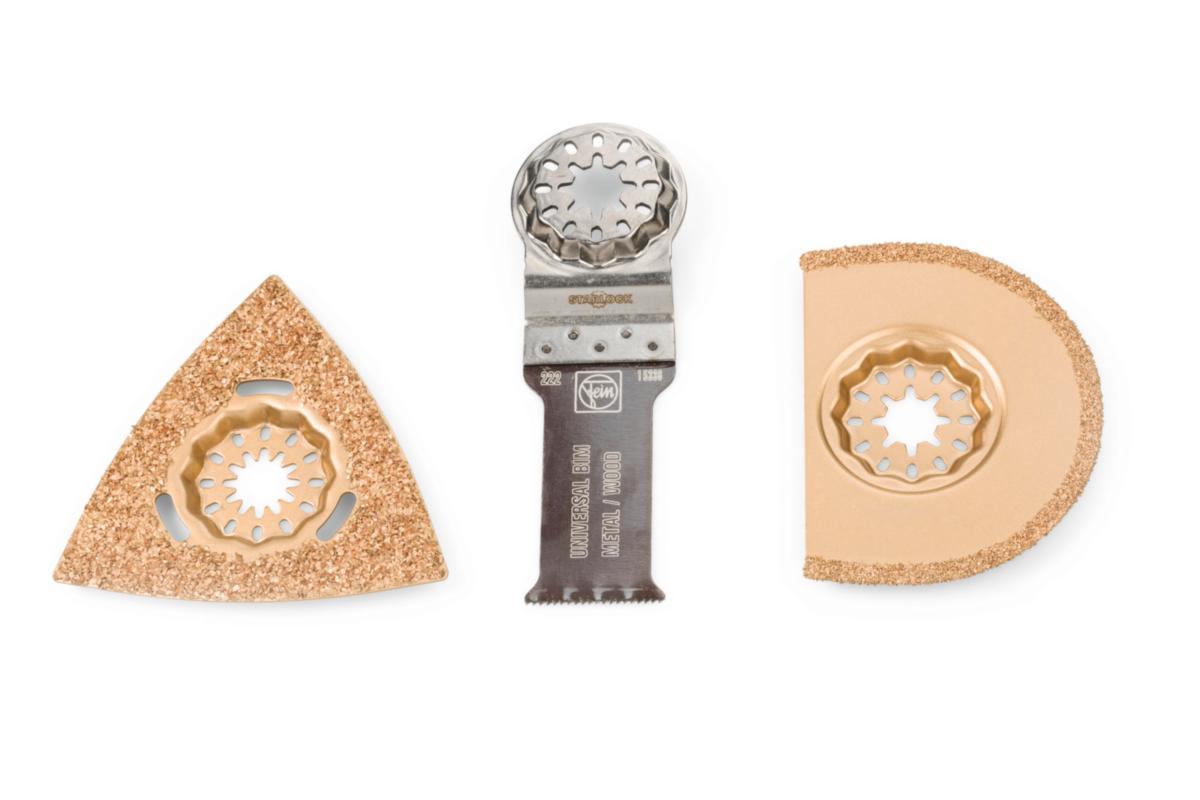 Kakelrenoveringssats Fein Combo Starlock TILE WORKING - KAKELRENOVERINGSSATS SL FEIN COMBO STARLOCK TILEWORK 3DELAR
