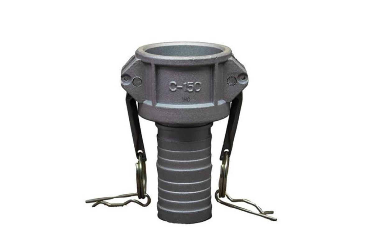 Honkoppling med slangsockel, Typ 633-C i aluminium - KAMLOCK C 2" AL HONDEL SL.NIPPEL ALUMINIUM