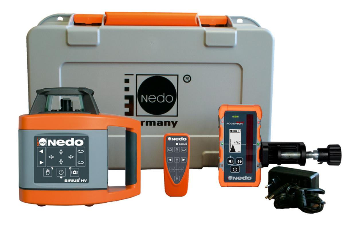 Rotationslaserpaket Nedo SIRIUS1 HV - ROTATIONSLASERPAKET NEDO SIRIUS1 HV