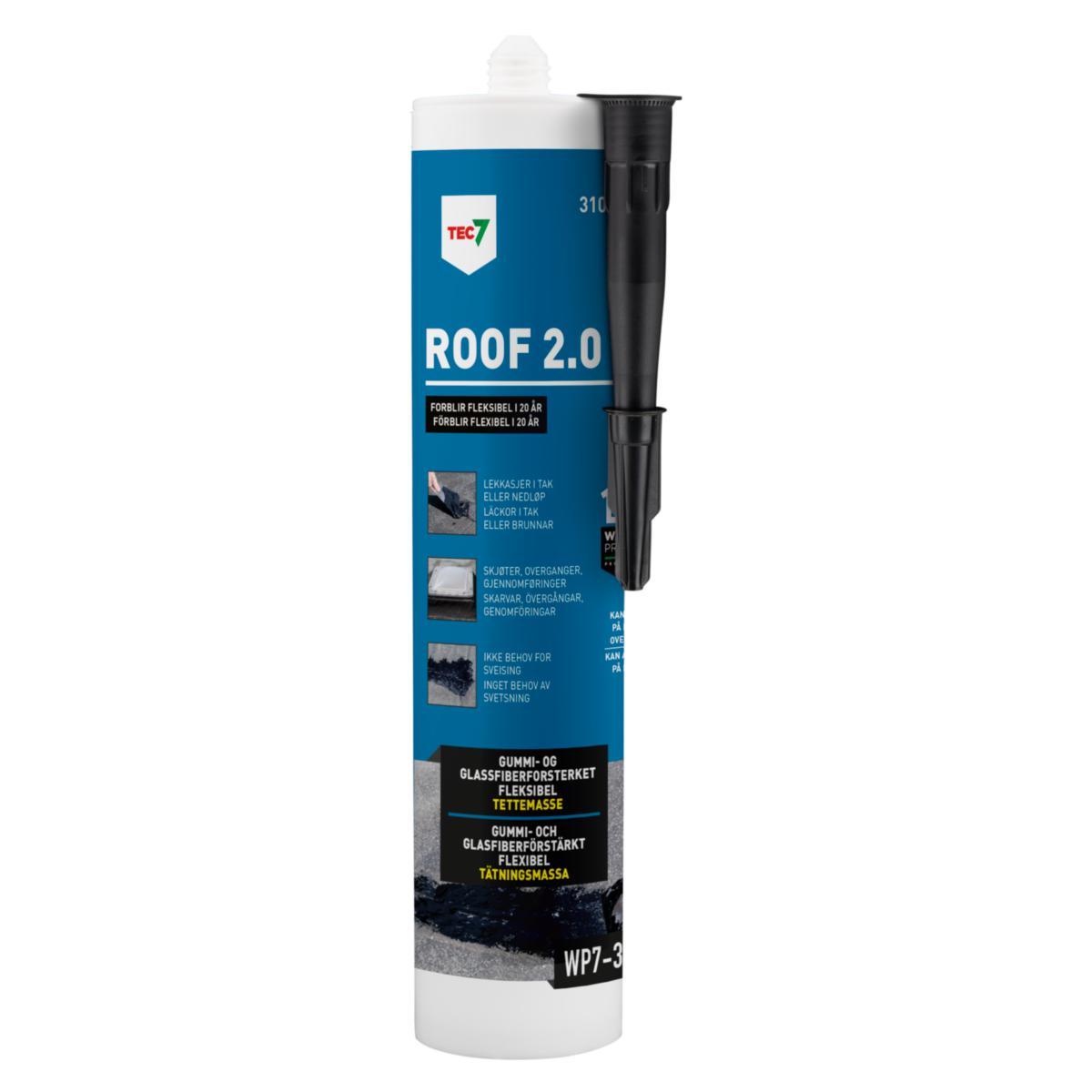Tätningsmassa, Tec7 Roof 2.0 - TÄTNINGSMASSA ROOF 2.0 TEC7 310ML