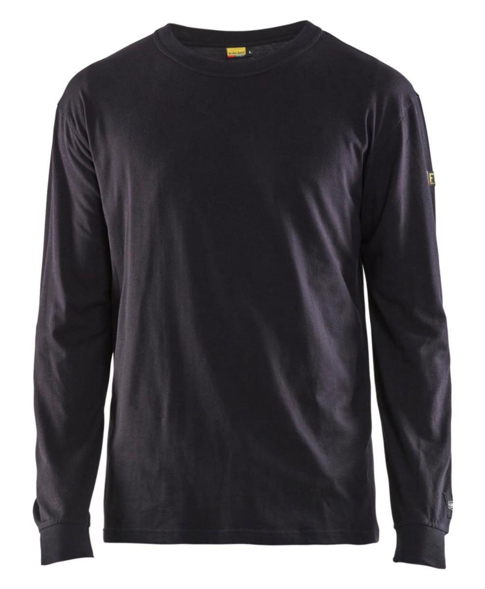 T-shirt Blåkläder 3483-1737 - T-SHIRT BLK 3483-1737 FLAM LÅNGÄRM MARINBLÅ S