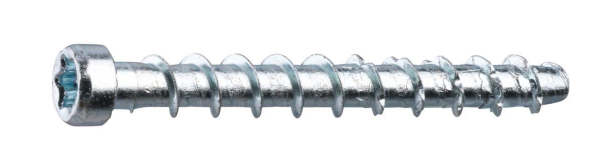 Betongskruv CTX zink - BETONGSKRUV 4.5X50 ZINK 200ST CTX50Z200 FÖR LISTER/SOCKLAR
