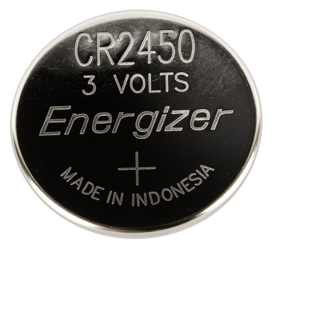 Batteri, knappcell, litium, Energizer Lithium - BATTERI LITHIUM CR2450 3V 2P ENERGIZER