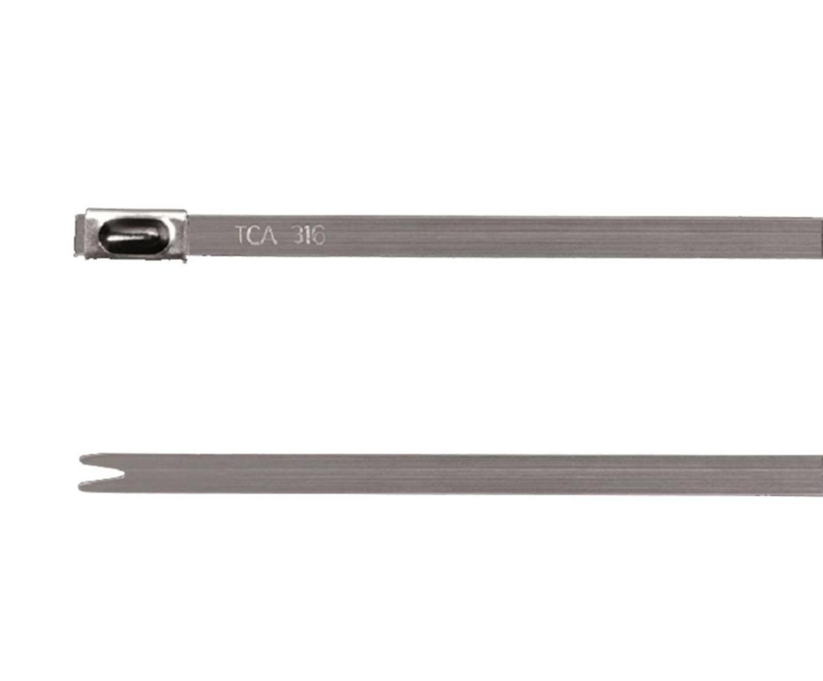 Buntband MBT rostfria AISI 316 (V4A) - BUNTBAND RF STÅL MBT20S 521X4.6MM (100ST/FRP)