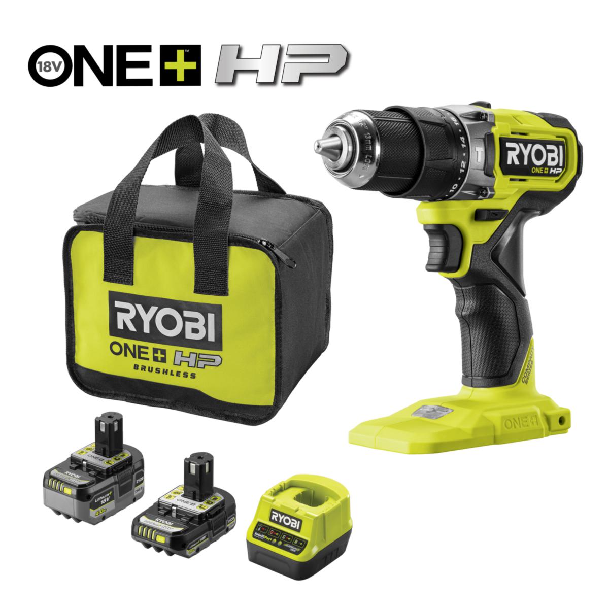 Borrskruvdragare m slag RYOBI One+ RPD18C1-242S 18V 2,0 & 4,0 Ah - BORRSKRUVDRAGARE RYOBI ONE+ RPD18C1-242S 18V 2,0 & 4,0AH