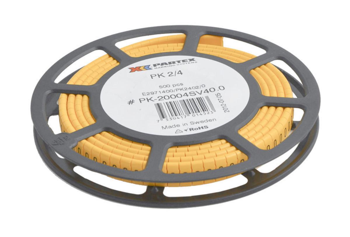 Märkning PK 2/4 Smalrulle - PK2/4 GUL/500-SMAL RULLE (L) PK2402/L