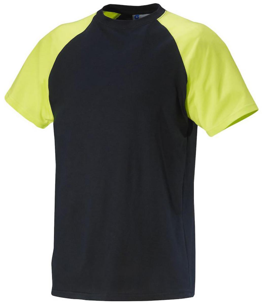 T-Shirt Monza 1580 - T-SHIRT MONZA SVART/GUL XS