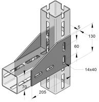 Montagevinkel EF Centum L XL80, MEFA