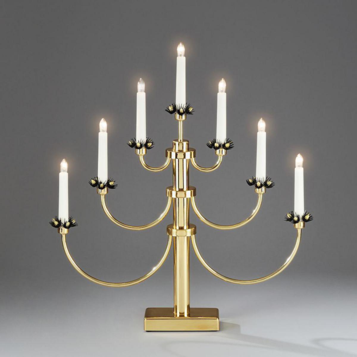 Elljusstake - ELLJUSSTAKE 7 LJ METAL MÄSSING