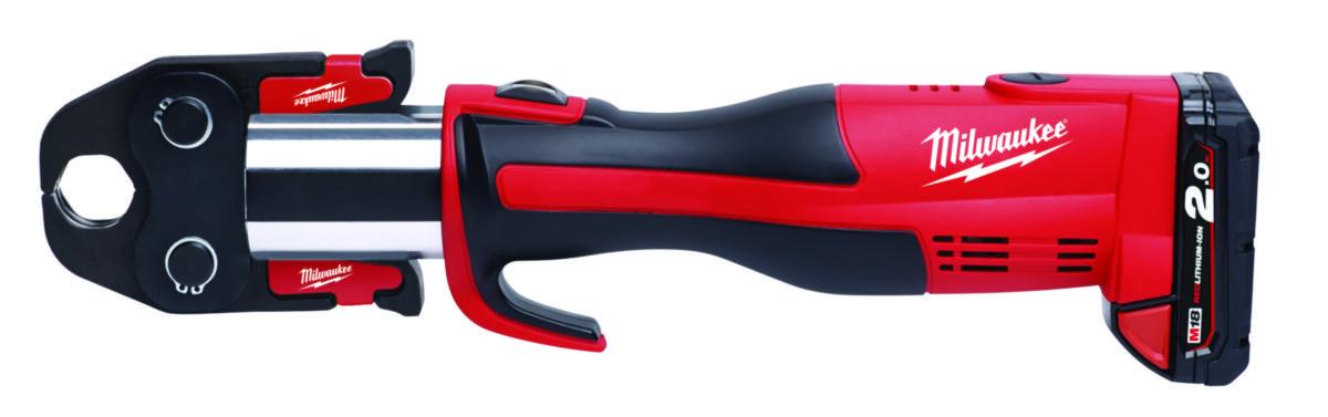 Pressmaskin Milwaukee M18 BLHPT 202C V-SET - PRESSVERKTYG MILWAUKEE M18 M18BLHPT 202C VSET 18V 2X2,0AH