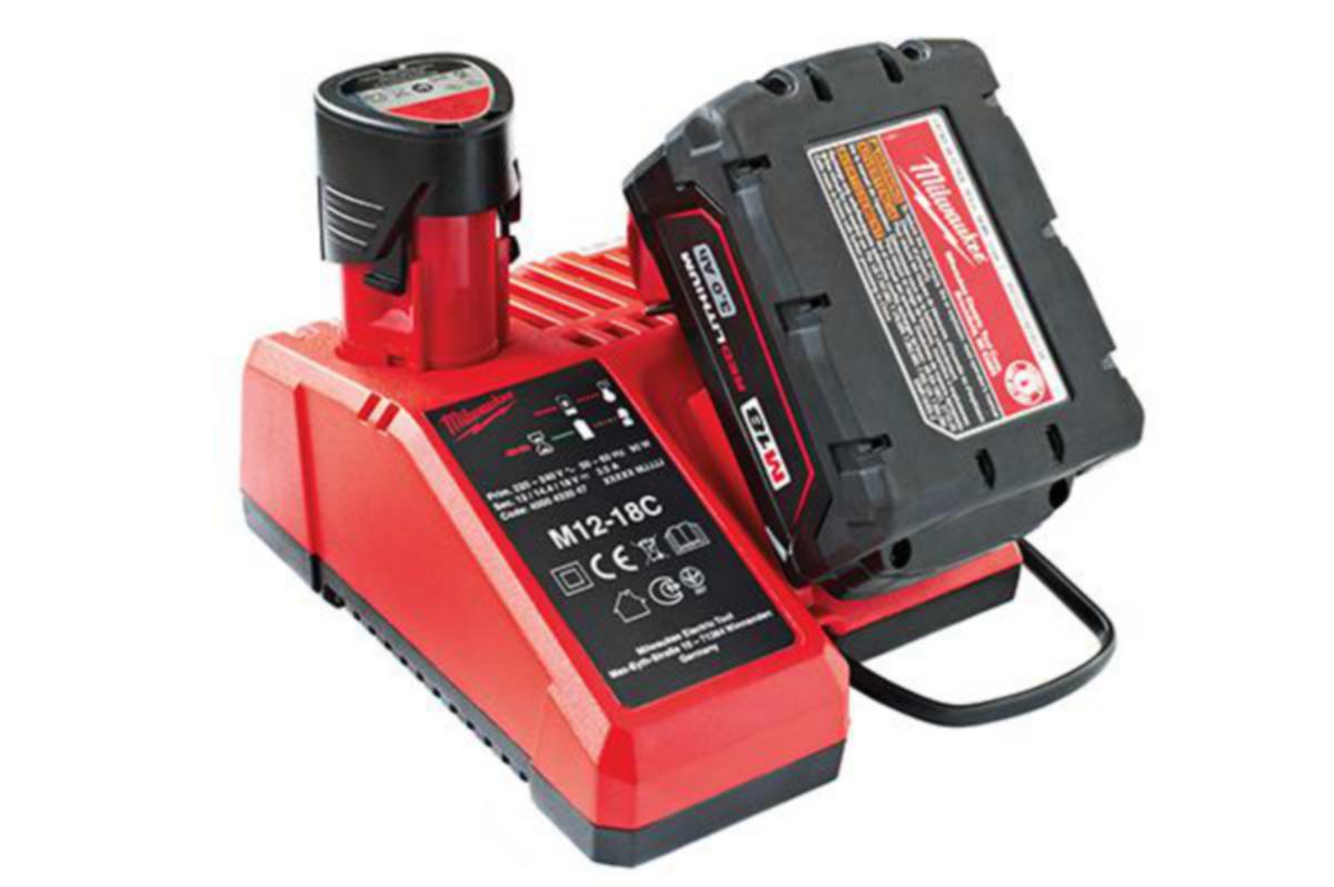 Batteriladdare Milwaukee M12-18 C - LADDARE MILWAUKEE M12-18 C LADDAR M12-18 SYSTEM 12-18V