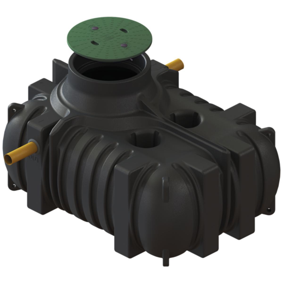 Slamavskiljare BDTKL 3-kammare 2200L, Cipax - SLAMAVSKILJARE BDTKL 3-KAMMARE 2200 L. CIPAX