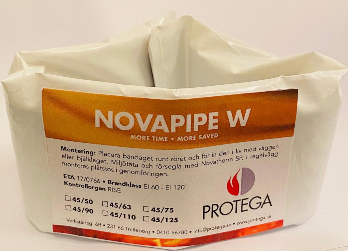 Brandtejp Rörstrypare Protega Novapipe W - RÖRSTRYPARE NOVAPIPE W 125MM PROTEGA