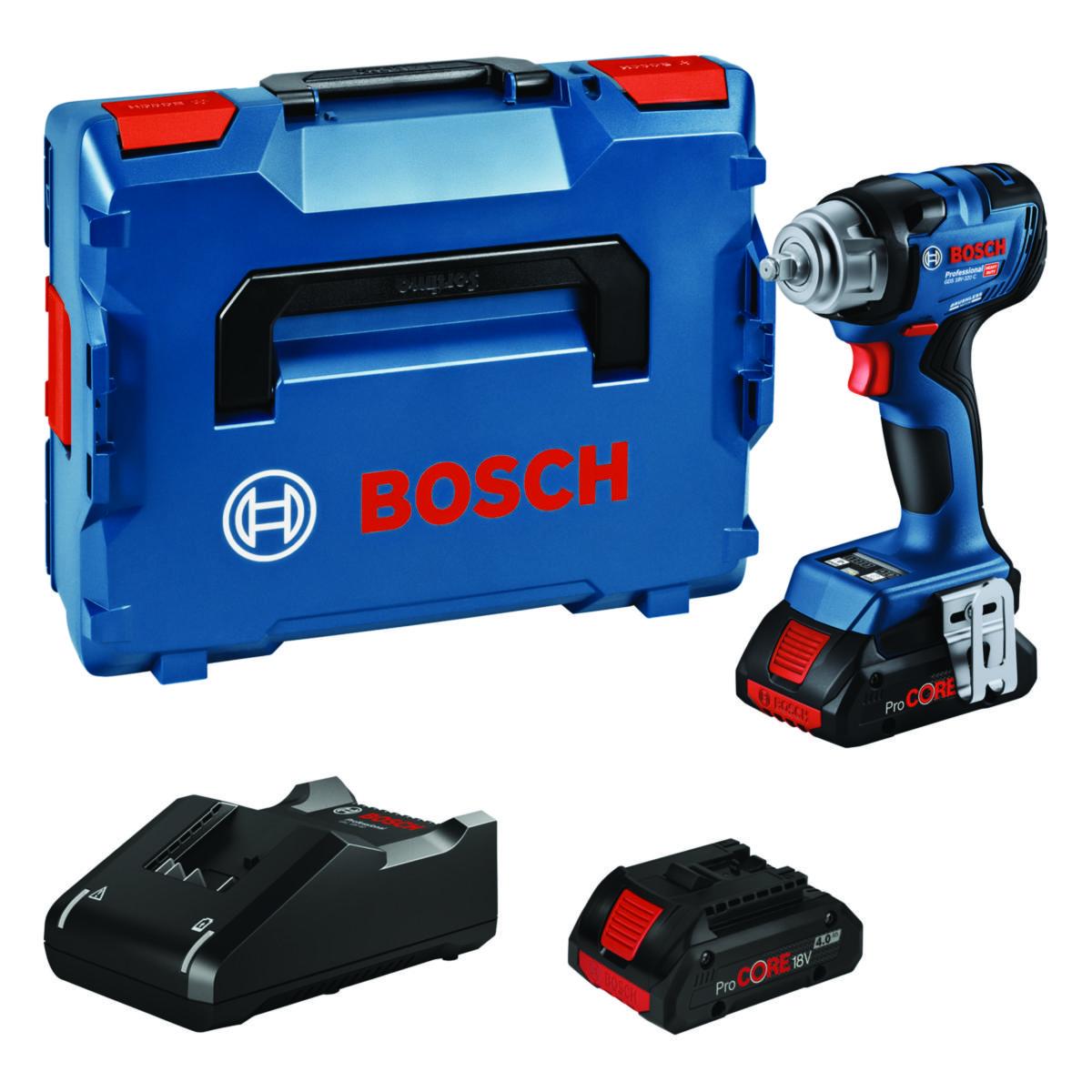 Mutterdragare Bosch GDS 18V-320 C - MUTTERDRAGARE GDS 18V-320 C L-BOXX 2X4,0 AH PROCORE 320 NM