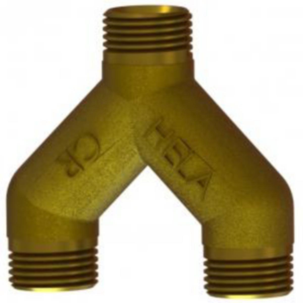 Y-gren av metall - Y-GREN 1/2" METALL UTV GG