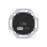 LADDST. USB A+C 45W REN SVART WDE011765