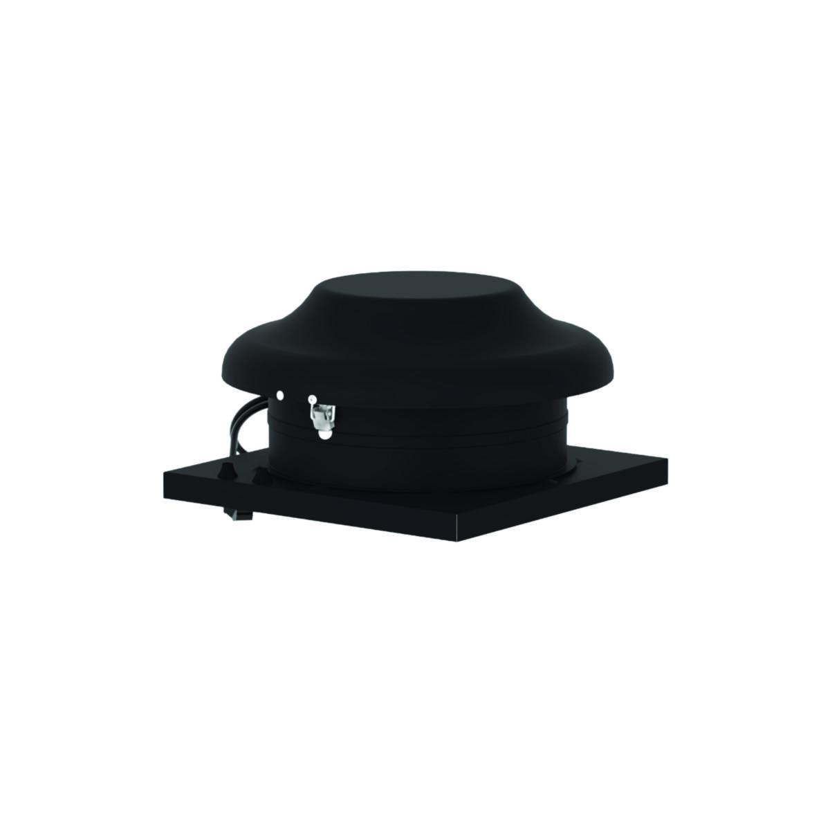 Takfläkt TKS AC med rektangulär anslutning, Östberg - TAKFLÄKT TKS 400 A1 SVART ÖSTBERG