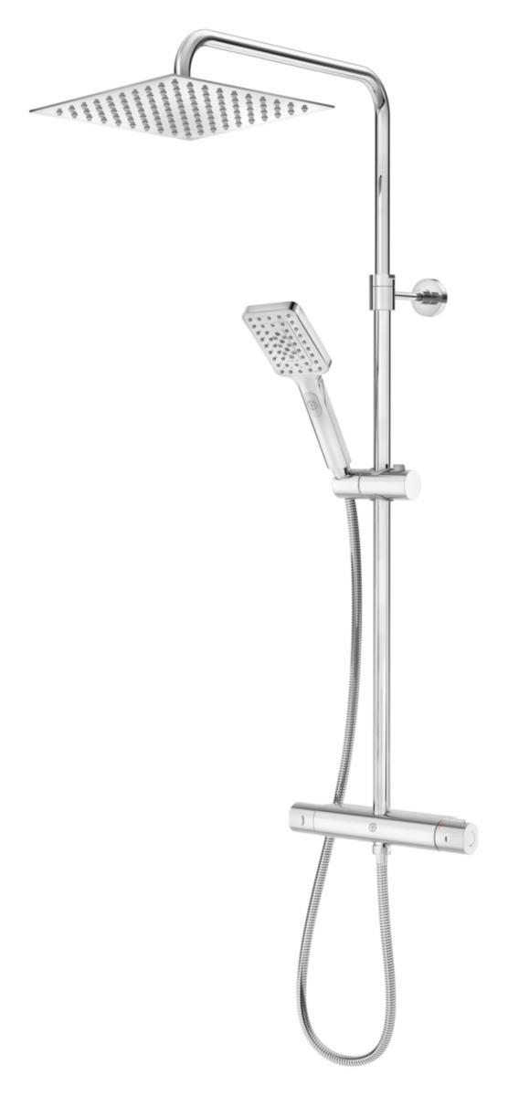 Takduschpaket Nordic - termostat, Gustavsberg - GBG NORDIC TAKDUSCH PAKET SQUARE, 160C/C KROM