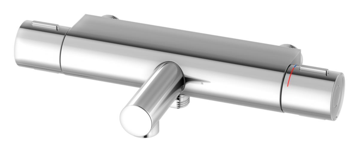 Badkarsblandare Nya Nautic - termostat, Gustavsberg - GBG NYA NAUTIC BK BLANDARE 160C/C, FAST PIP, KROM