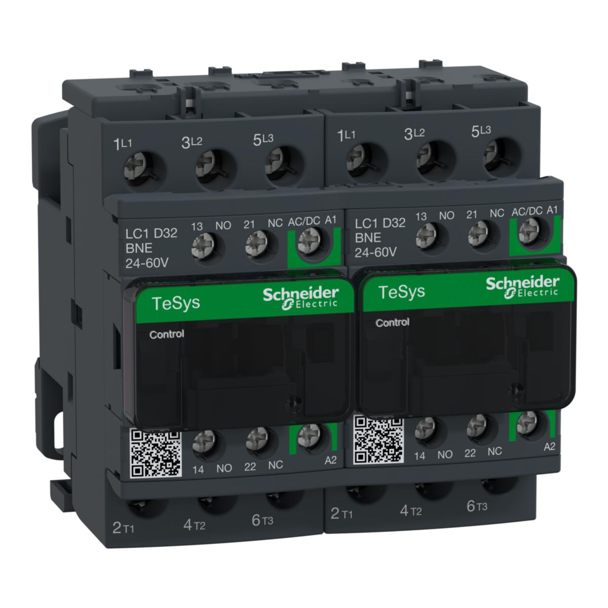 Fram/backkopplare 9-80 A TeSys Deca Advance - F/B-KOPPL 32A 24-60V AC DC LC2D32BNE