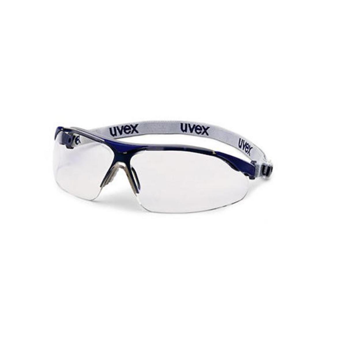Skyddsglasögon UVEX I-VO 9160 - SKYDDSGLASÖGON UVEX I-VO 9160 MED HEADBAND KLAR LINS