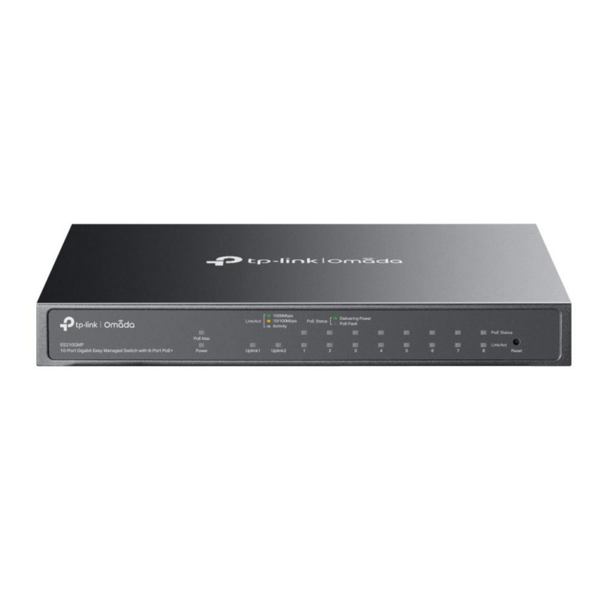 Omada Switch 10-Port Gigabit8-Port PoE+, ES210GMP - ES210GMP ES210GMP