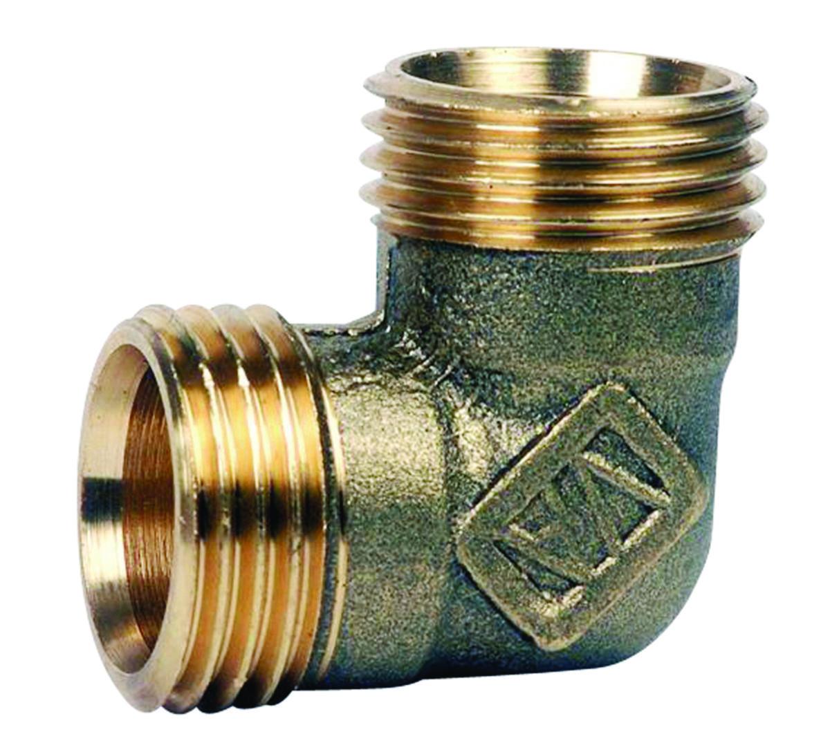 Vinkelskruvdel gul, Vatette - 22 VATETTE SKRUVDEL VINKEL M28X1.5 UTV.GG, GUL VA 1139