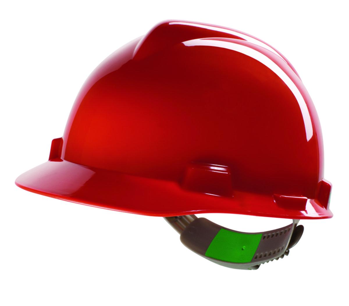 Skyddshjälm MSA V-Gard - SKYDDSHJÄLM MSA V-GARD RÖD STD-INREDNING