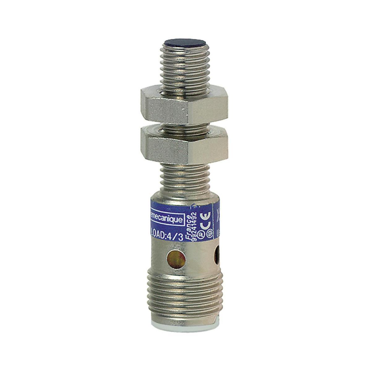 Induktiv givare XS6 lång Osisense DC-matning - IND.GIV M8 SN=2.5MM SL PNP XS608B1PAM12