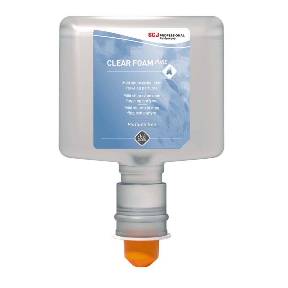 Skumtvål CLEAR FOAM PURE - SKUMTVÅL CLEAR FOAM DEB 1,2L PATRON