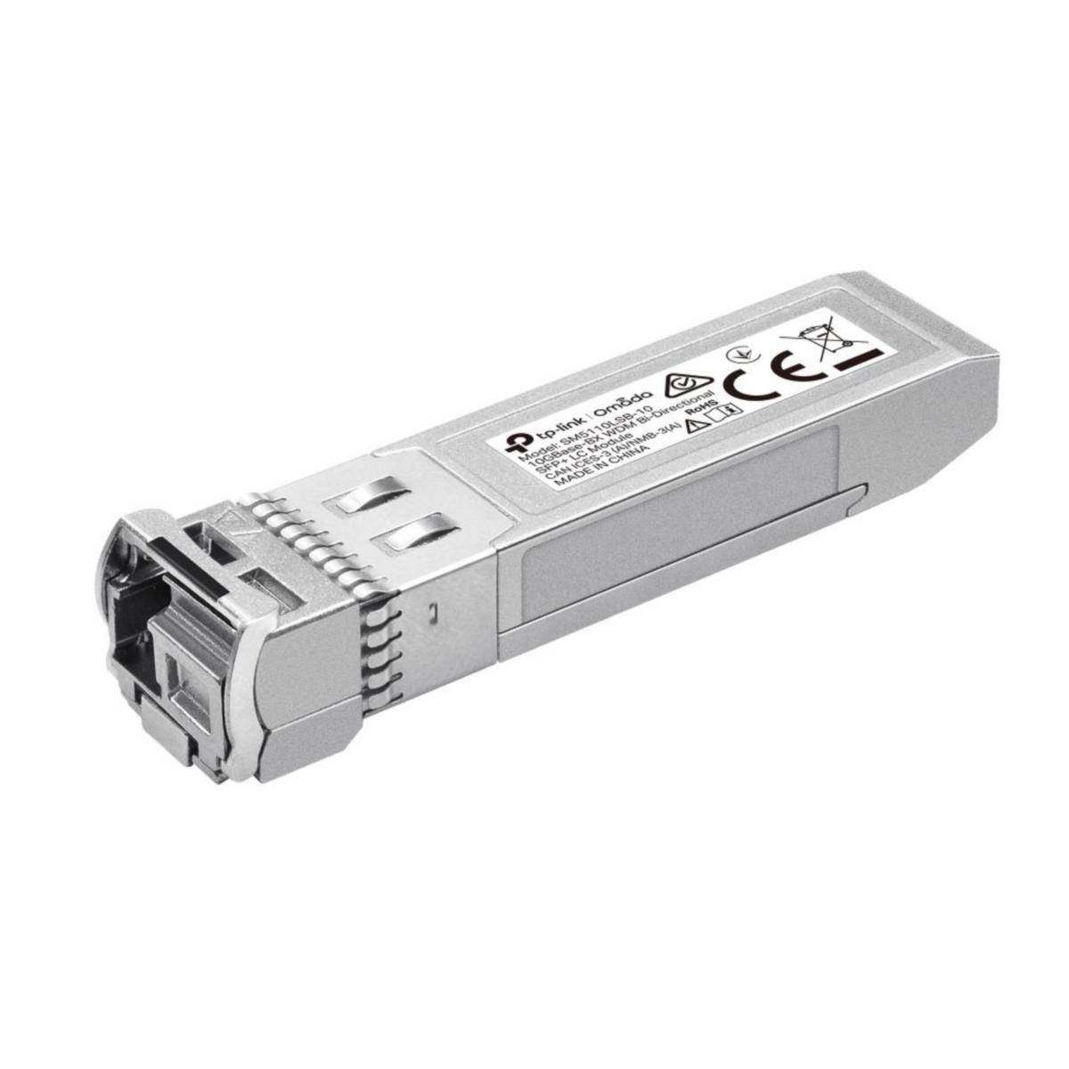 Omada 10GBase-BX WDM Bi-Directional SFP+ LC, SM5110LSB-10 - SFP+ 10G Base-BX WDM B SM5110LSB-10