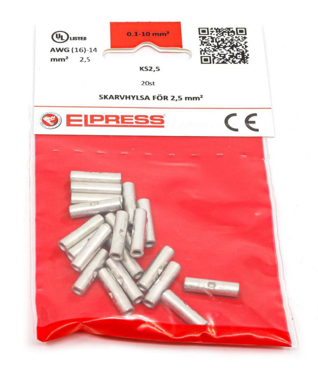 Skarvhylsa KS, konsument FP - SKARVHYLSA KS2.5 (20ST) KS2.5-CP
