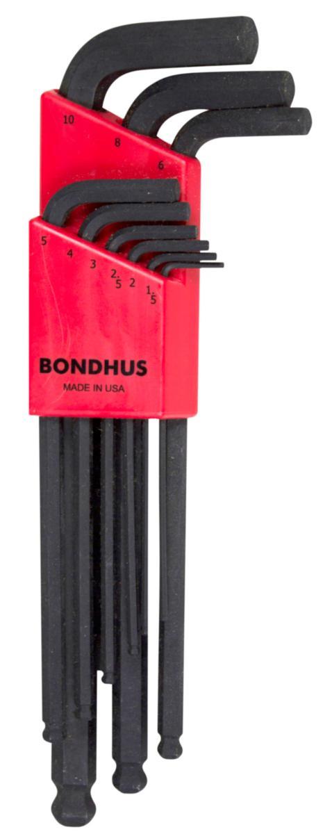 Vinkelnyckelsats Bondhus BLX mm - VINKELNYCKELSATS BONDHUS BLX9 1,5-10,0MM