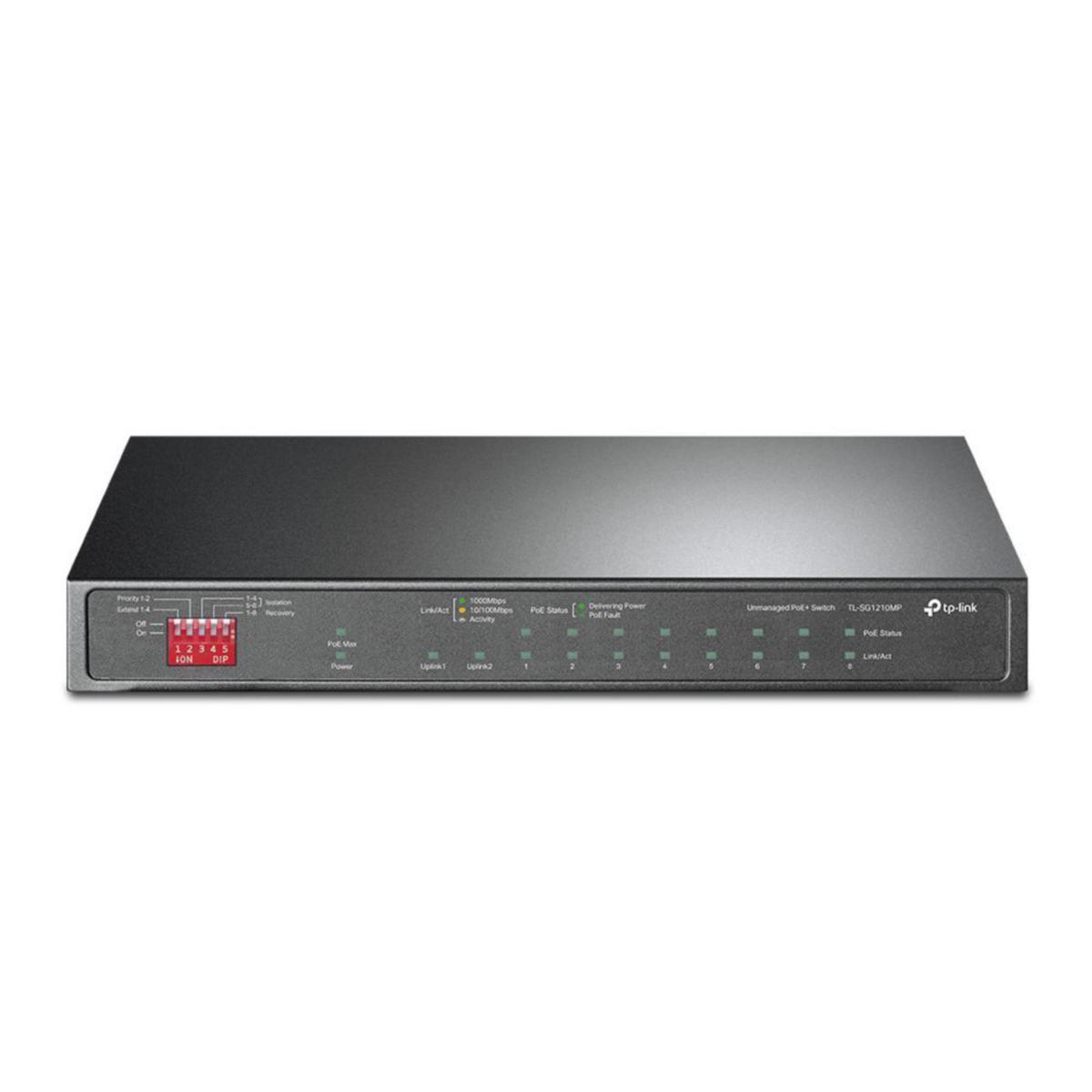 Switch 10-Port Gigabit Desktop 8-Port PoE+, TL-SG1210MP - TL-SG1210MP TL-SG1210MP