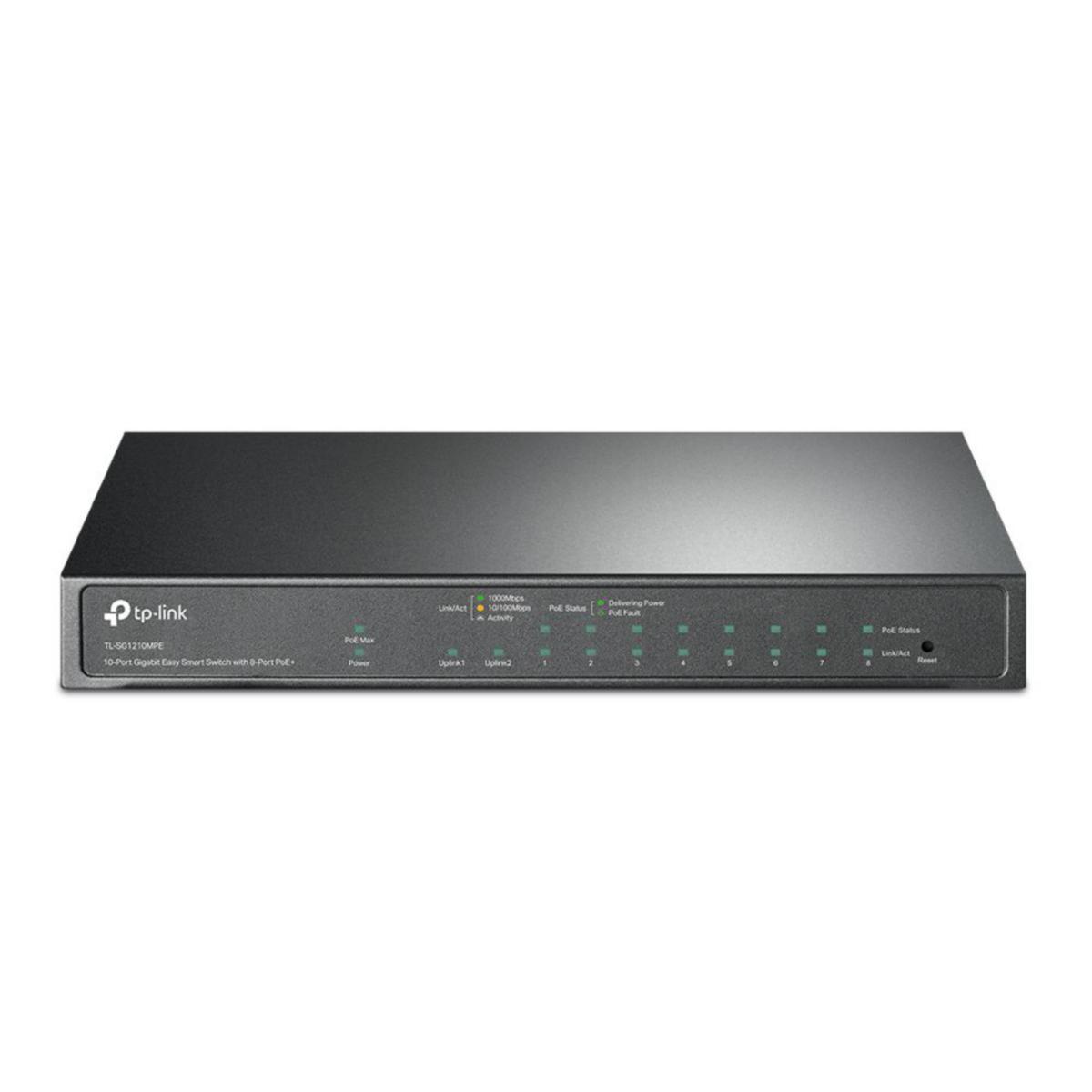 Switch 10-Port Gigabit 8-Port PoE+, TL-SG1210MPE - TL-SG1210MPE TL-SG1210MPE