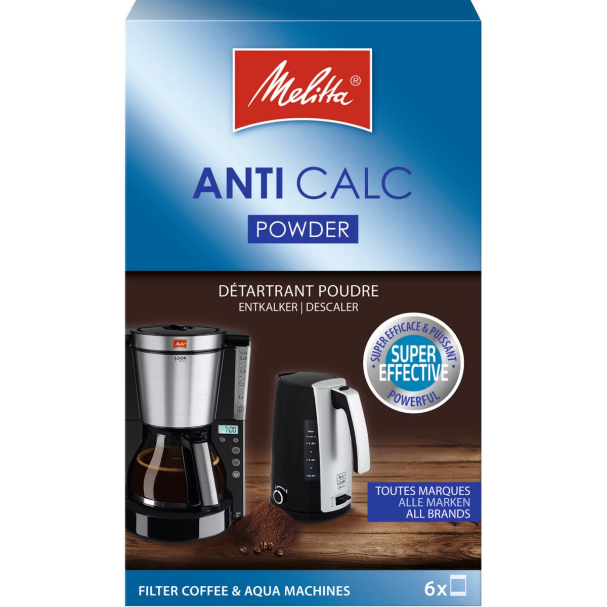 Avkalkningsmedel, pulver, Anti Calc - AVKALKNINGSPULVER 6X20G