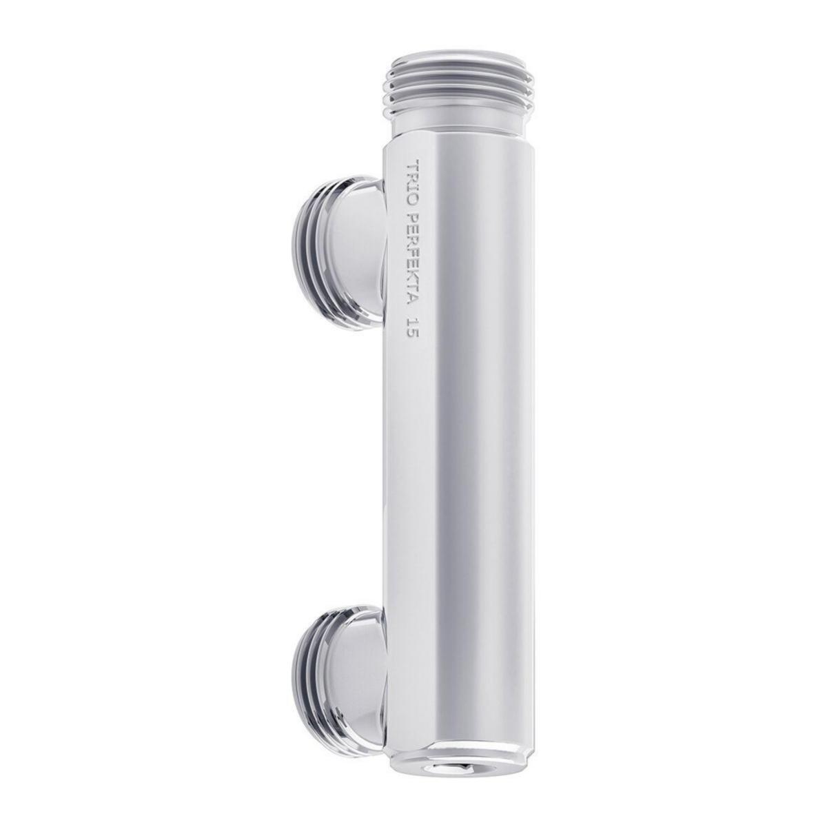 Fördelare 2 förkromad 60cc, Trio - TRIO FÖRDELARE 2-VÄGS 60C/C, G15/15/15, BF, KROM
