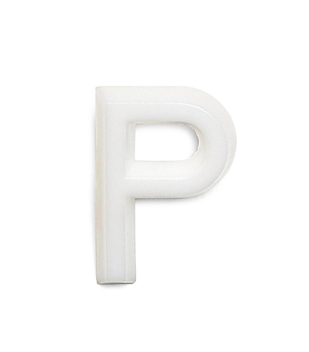 Bokstäver av plast 13 mm - BOKSTÄVER 13 MM P