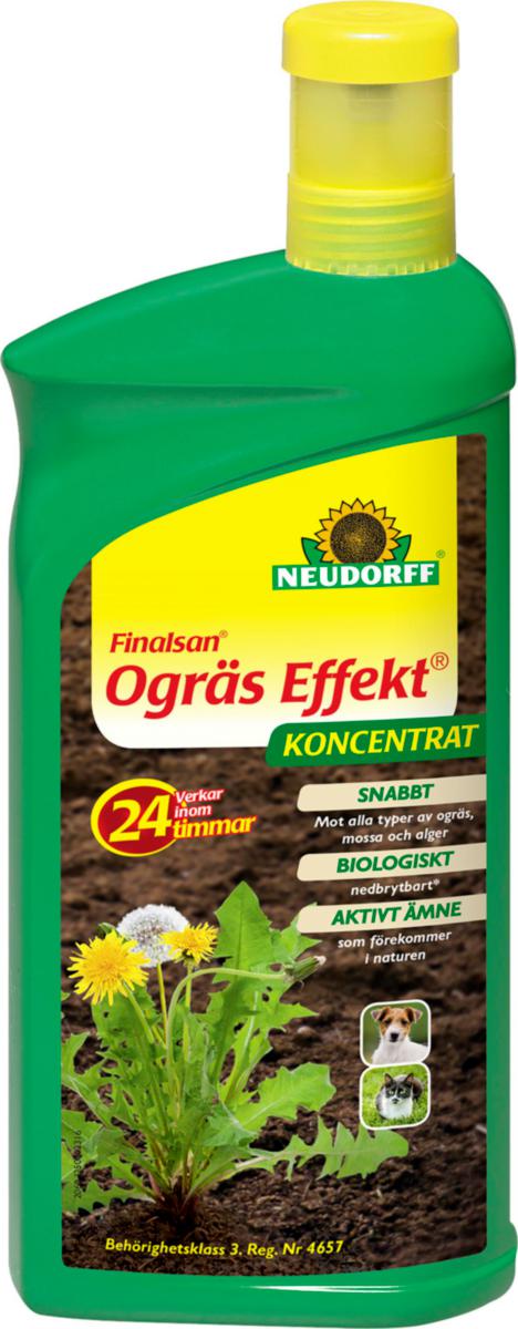 Ogräs Effekt koncentrat, pelargonsyra - OGRÄS EFFEKT KONCENTRERAD 1L OGRÄSBEKÄMPNING NEUDORFF