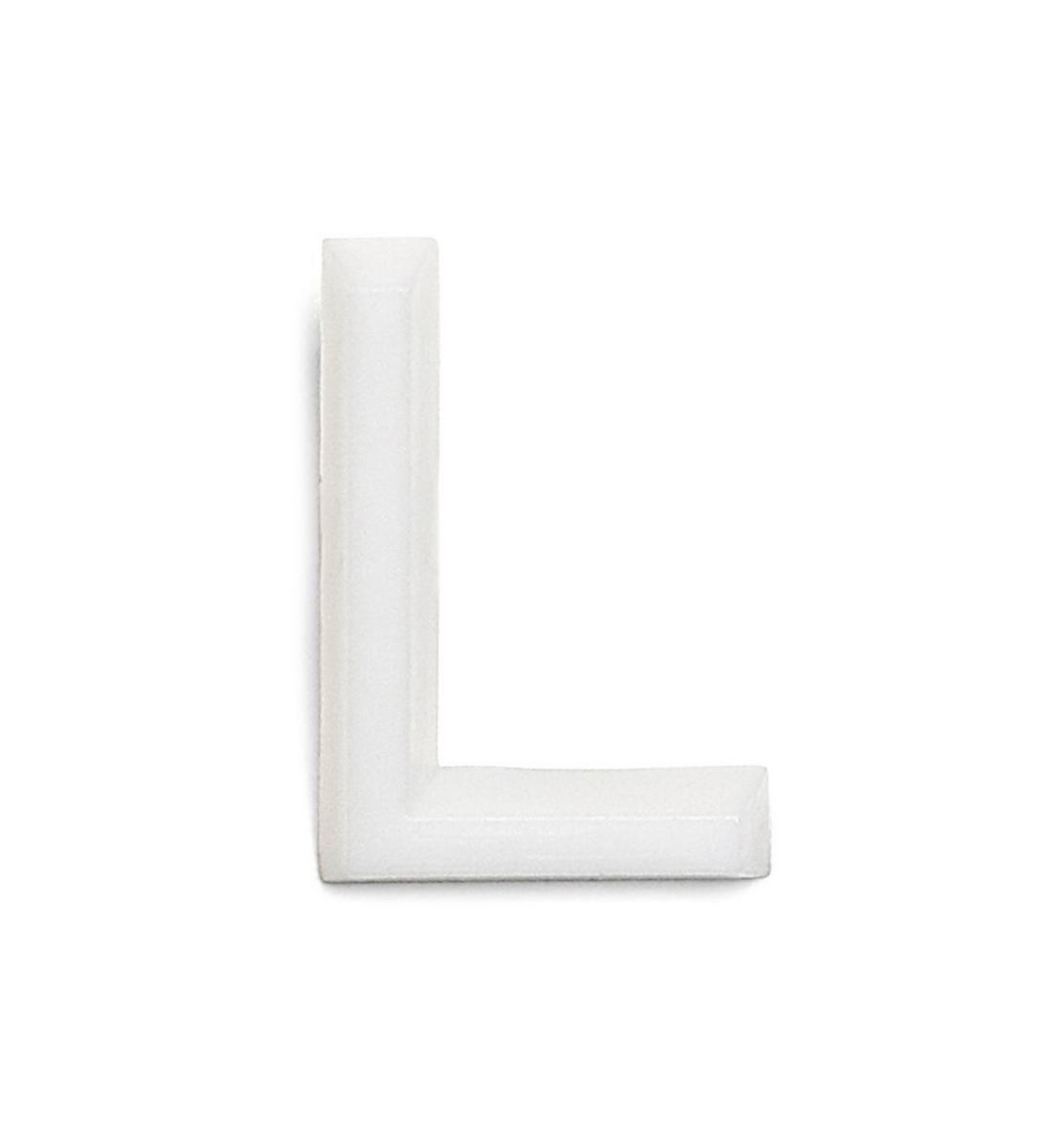 Bokstäver av plast 13 mm - BOKSTÄVER 13 MM L