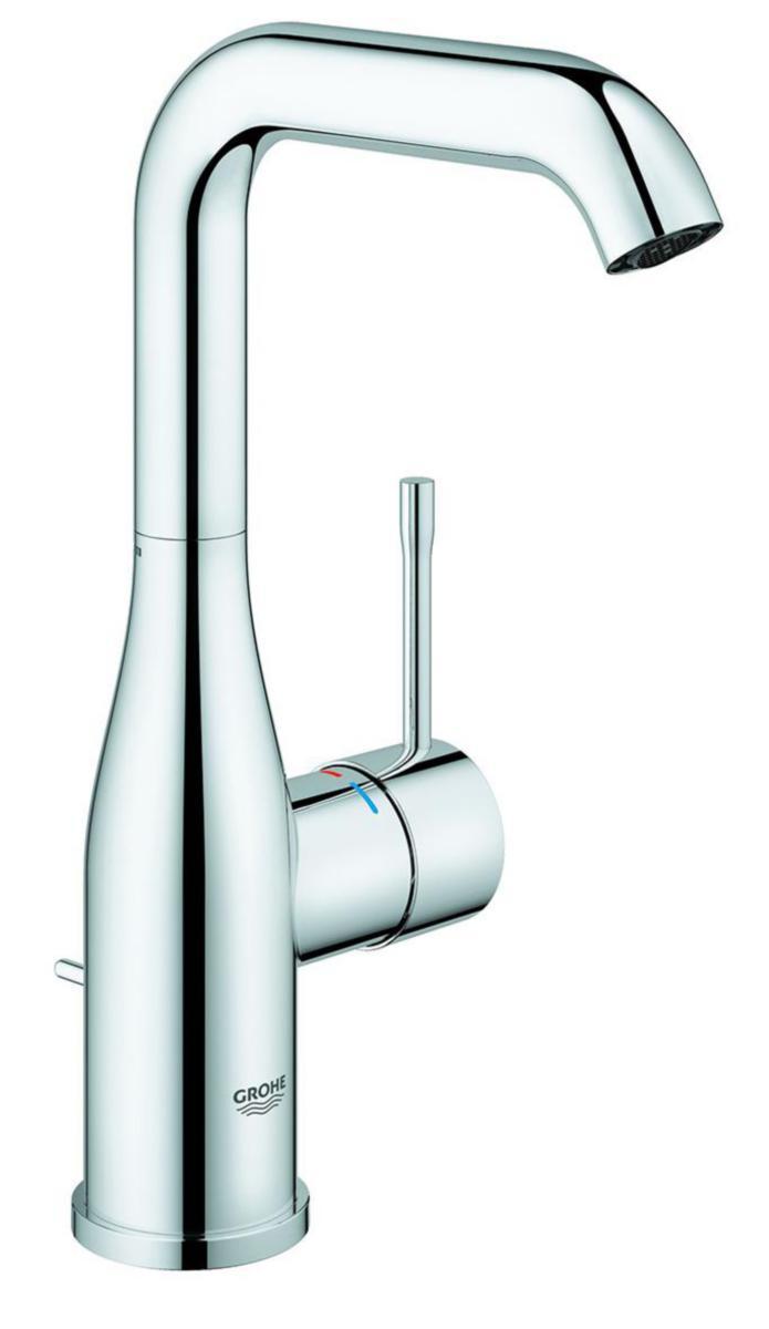 Tvättställsblandare Essence L-size, Grohe - GROHE ESSENCE NEW TS.BL L-SIZE M.LYFTVENTIL. KROM 32628001