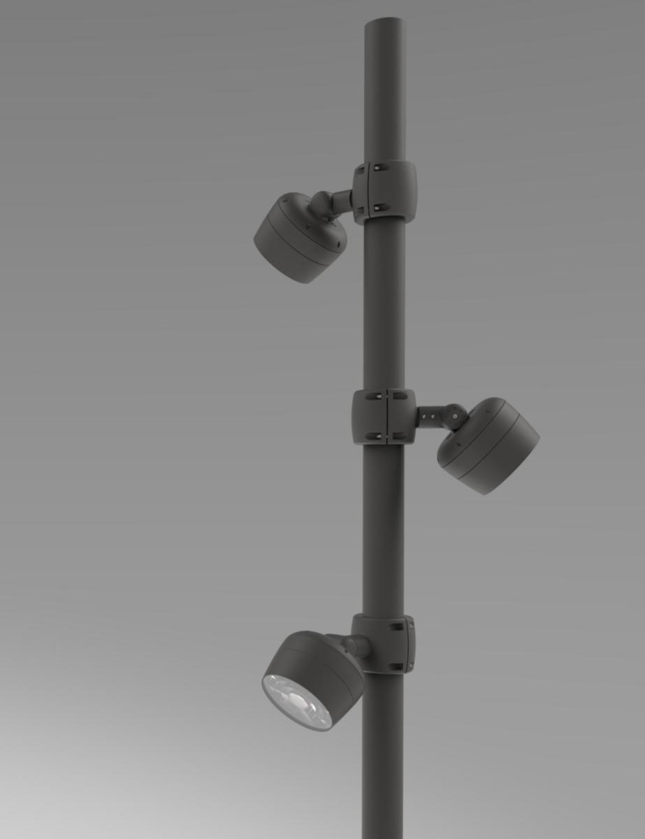 Stolparmatur Vista, JK-Belysning - STOLPARM 30W 3126LM 3K 15GRAD VISTA