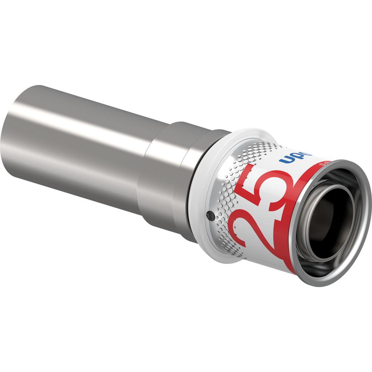 Rak övergång, S-Press PLUS Koppling slätända, Uponor - UPONOR S-PRESS PLUS KOPPLING SLÄTÄNDA 25-28CU