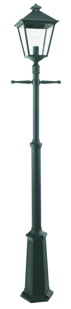 Stolplykta London Big IP 44 Klass II, utan ljuskälla - STOLPE LONDON SVART 491B 100W E27 IP43 (2 DELAR)