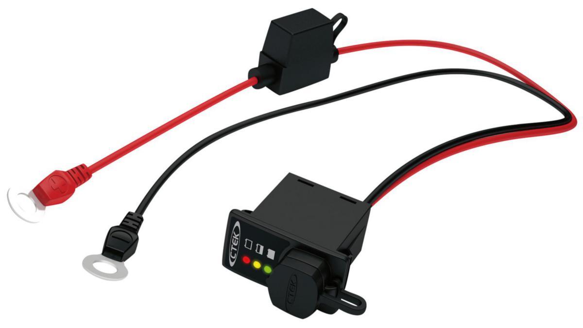 Anslutningskabel CTEK Comfort Indicator - ANSLUTNINGKABEL CTEK 56-380 COMFORT INDICATOR 8,4MM PANEL
