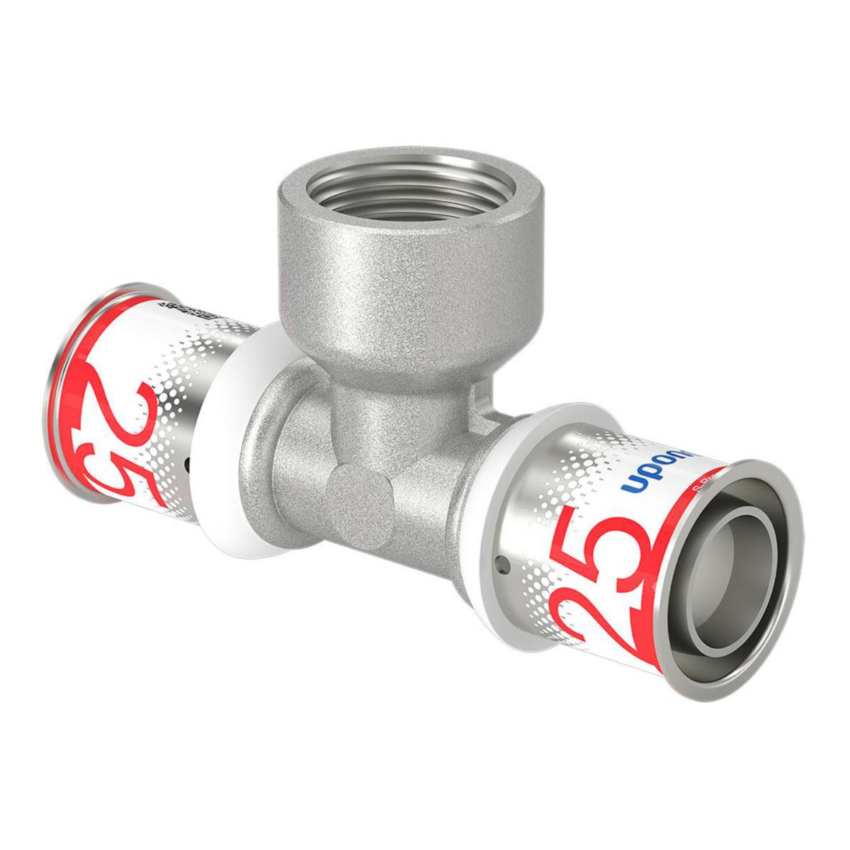 T-rör, S-Press PLUS inv gäng, Uponor - UPONOR S-PRESS PLUS T-RÖR INV 25-RP3/4"FT-25